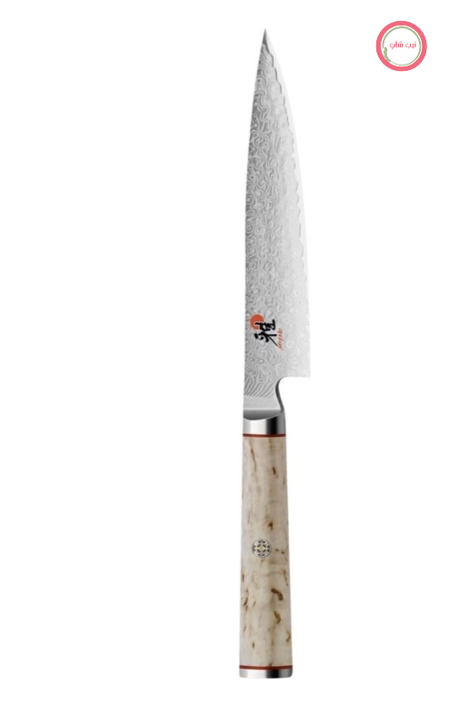 چاقوی کوچک آشپزخانه زولینگ ژاپن ZWILLING MIYABI Shotoh استیل ۱۳ سانت دسته چوبی توسکا